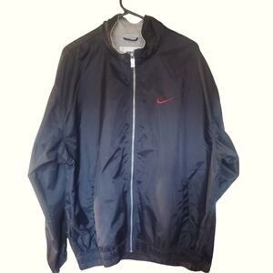 Nike windbreaker jacket black color Size Large
